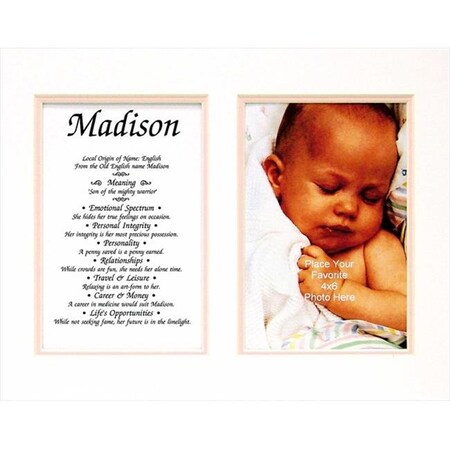 Tpwmsemd Townsend FN02Evelyn Personalized Matted Frame With The Name & Its Meaning - Evelyn FN02Evelyn
